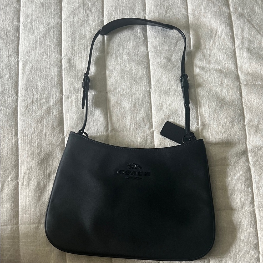 Coach Midnight Black Shoulder Bag